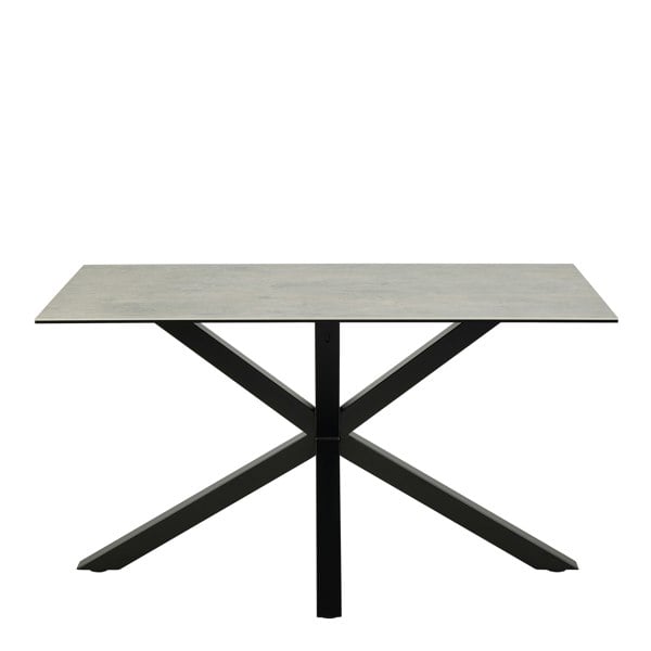 Furniture To Go Heaven Dining Table with Ceramic Grey Top 135cm