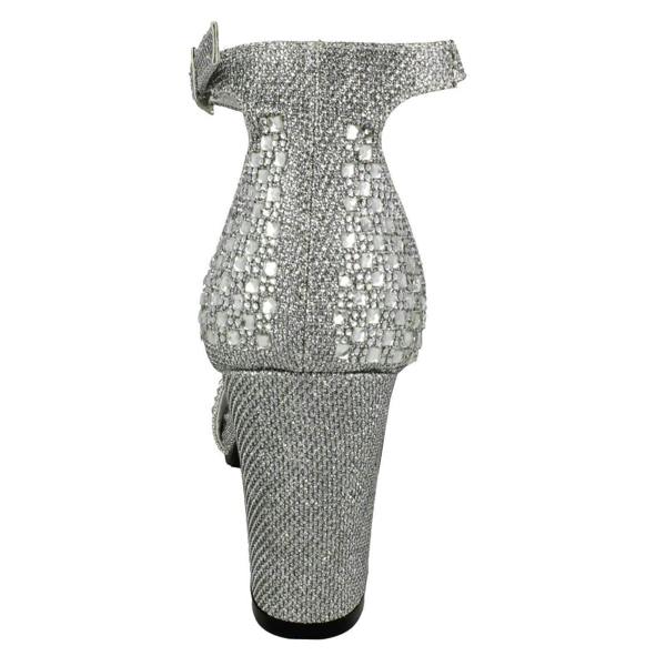 Anne Michelle Ladies Anne Michelle Diamante Sandals