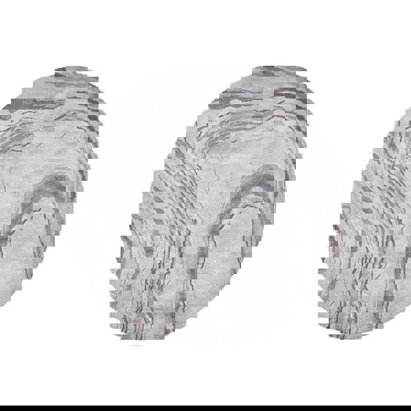 Grey and White Moon Rug, Various Styles Available-Rit Concept-E-1.6m-Rit Concept