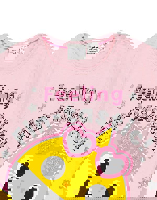 Baby Shark Girls Pink Short Sleeve Short Leg Pyjama Set