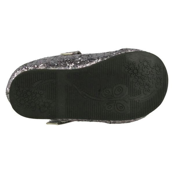 Spot On Girls Spot On Glitter Bow Detail Party Flats