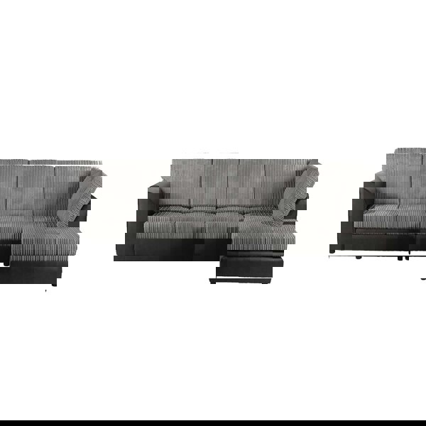 Furnishings For Less Luxor Full Cord Fabric 5 Seater Corner Sofa Full Back