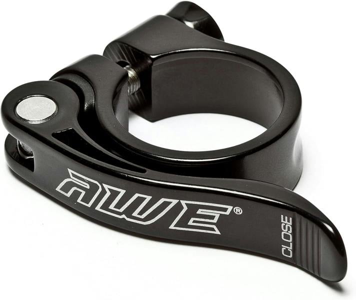 Awe 6061 Alloy Lightweight Quick Release Seat Clamp 31.8mm Diameter Black