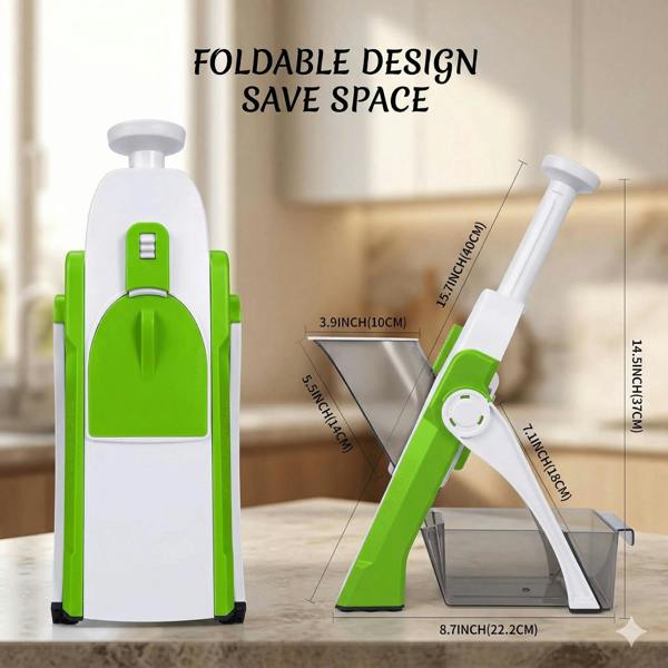 Dragodirect Mandoline Vegetable Slicer Chopper 4 Modes Adjustable Cutter