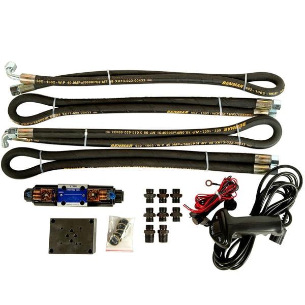 Winchmax 15,000lb (6,804kg) Hydraulic Winch 25m x 12mm Dyneema Rope Competition Hook 12V Control System