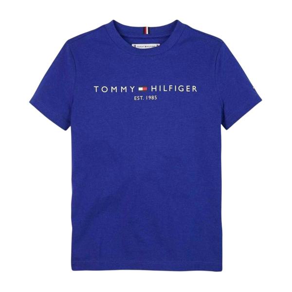 Tommy Hilfiger Childrens/Kids Logo Cotton T-Shirt - Blue - 