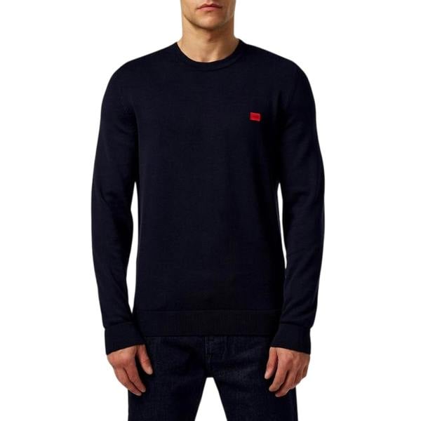 Hugo Boss Mens Cassius C Jumper - Navy - 