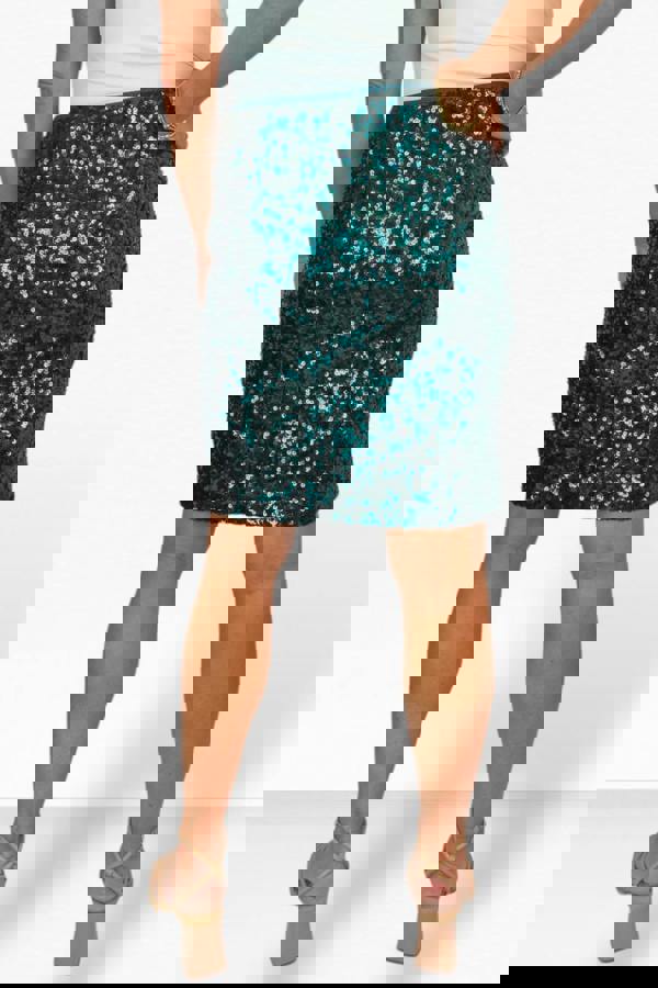 Paulo Due Women's Sequin Mini Skirt