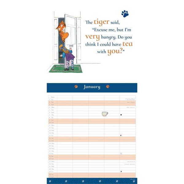 The Tiger Who Came to Tea Family Planner 2027, Family Planners, Month To View, History & Literature, Gift