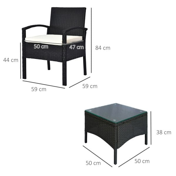 Rattan Bistro Set