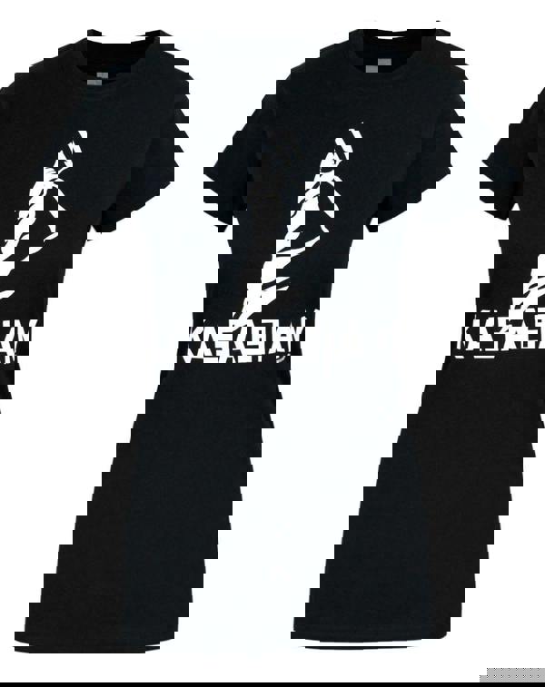 Kasabian Womens Black Album Cover Artwork Short Sleeved T-Shirt