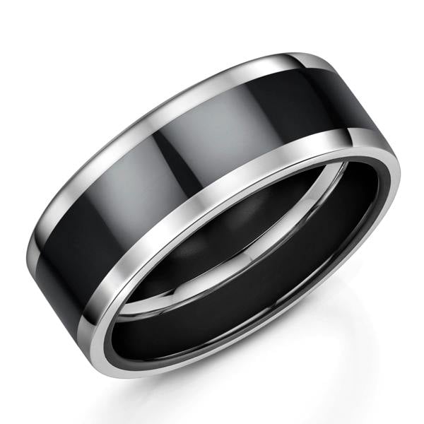 Sarah Layton Zirconium & Platinum Wedding Ring