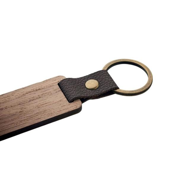 MidOcean Nawkey Walnut Keyring - Wood - 