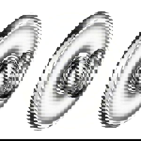 Polished chrome towel hook