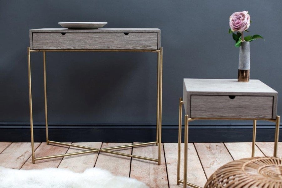 IRIS Drawer tables by Gillmore British Design