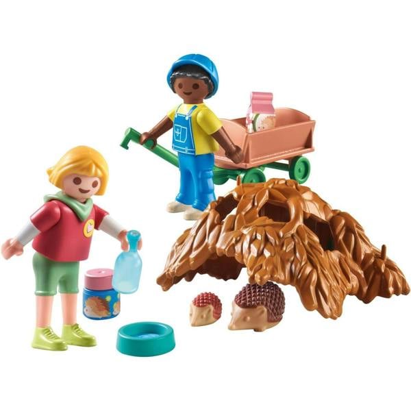 Playmobil Children with Hedgehog family - 71512 Playset
