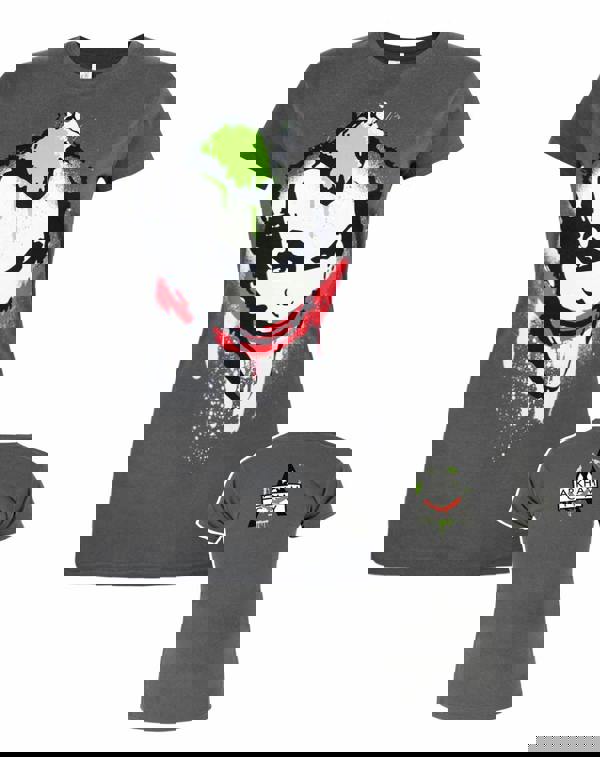 DC Comics Womens Grey Batman Short Sleeved T-Shirt