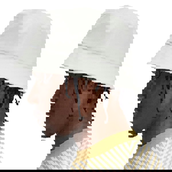 Fred Perry Classic Piqué Bucket Hat Snow White/Honey Comb