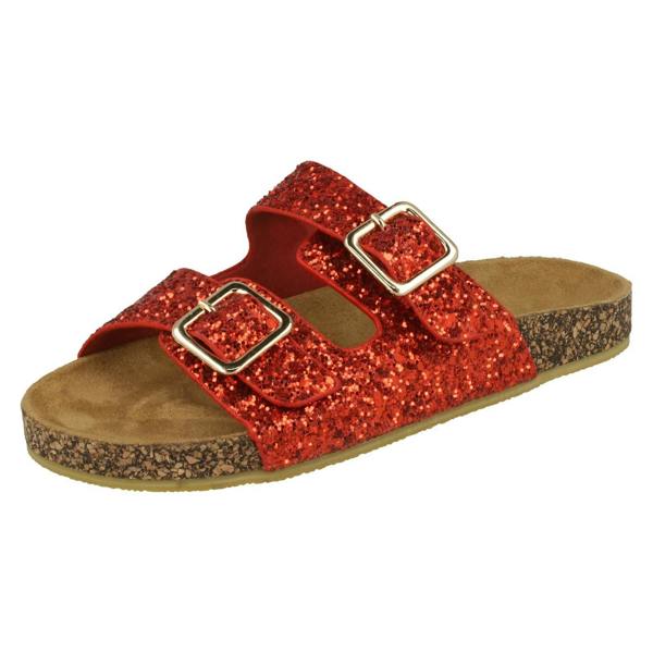 Spot On Girls Spot On Glitter Sandals
