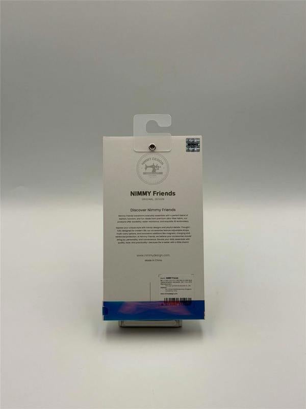 Nimmy Friends Nimmy Cool & Cute 2.0 Case with MagSafe for iPhone 17 Pro Max 6.9" Grey Blue - N-YJKM-CX2.0-IP17-PRO-MAX-05