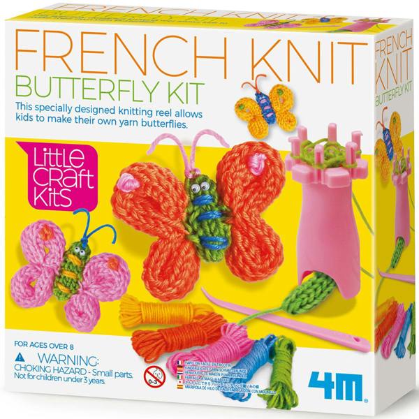 4M Little Craft - French Knit Butterfly Kit