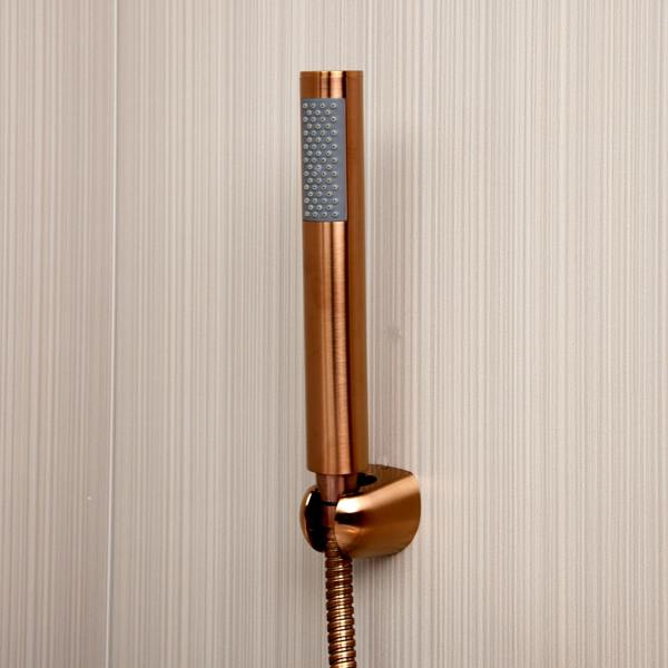 Flode Eslov | Bath Shower Mixer Tap | Includes Handset and Holder | Copper