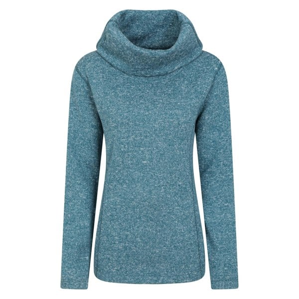 Mountain Warehouse Women's Cowl Neck Fleece Top - Teal