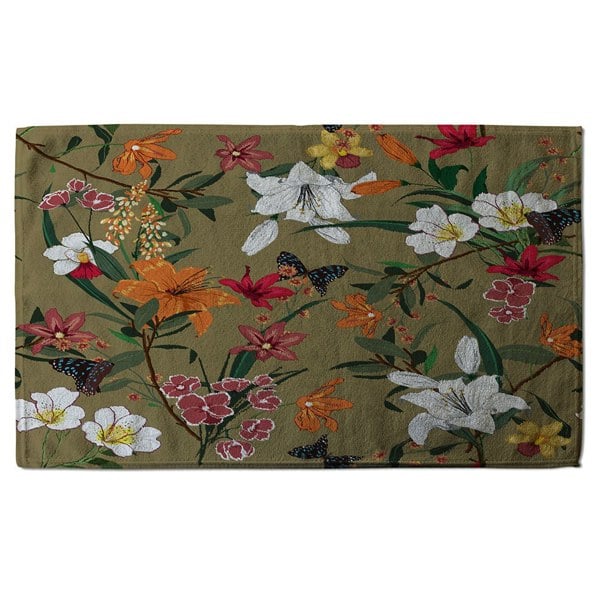 Benjamin Tate Design Selection Of Flowers (Bath Towel)