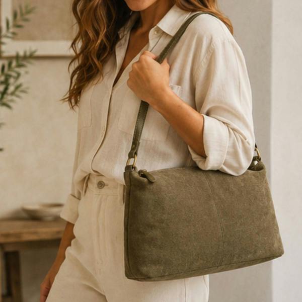 Lorenz Large Faux Suede Slouch Shoulder Bag