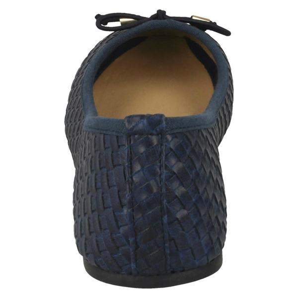Spot On Ladies Spot On Weaved Design Ballerinas F80381