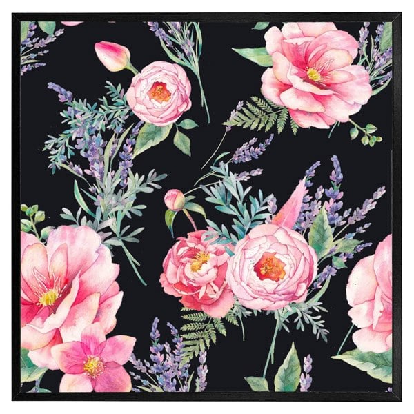 Benjamin Tate Design Watercolour painting of flowers (Picture Frame)