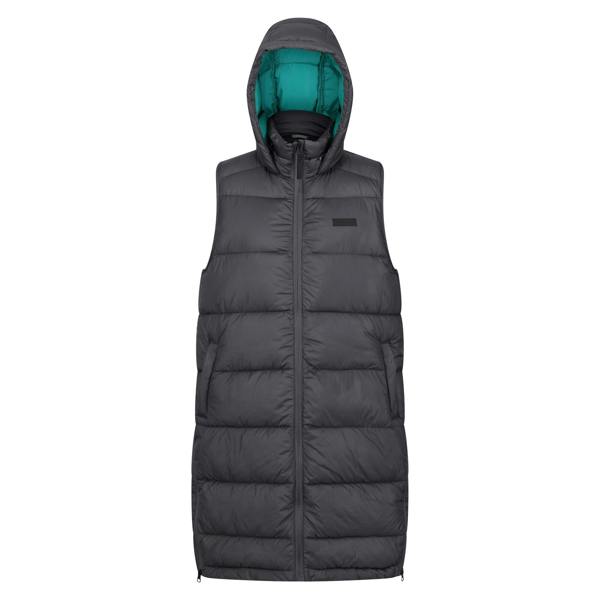 Regatta Womens/Ladies Ganella Long Length Gilet - Seal Grey/Quiet Green - 