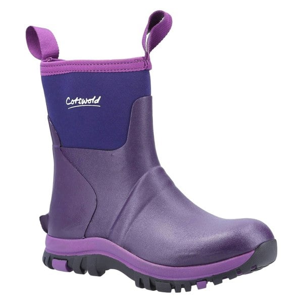 Cotswold Blaze TPR+Neoprene Women's Purple Wellington Boots