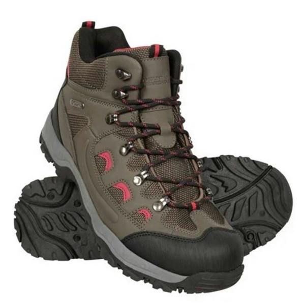 Mountain Warehouse Mens Adventurer Waterproof Hiking Boots - Grey