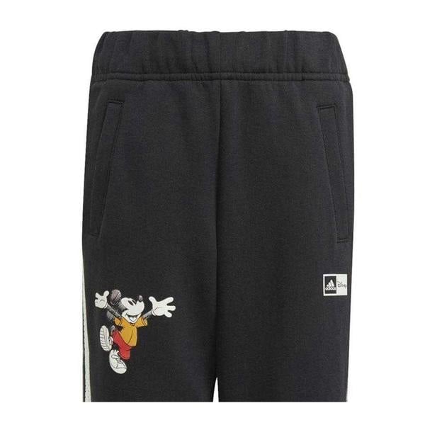Adidas Boys Mickey Mouse Jogging Bottoms - Black - 