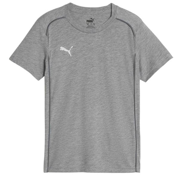 Puma Childrens/Kids TeamFINAL Casuals T-Shirt - Medium Grey - 