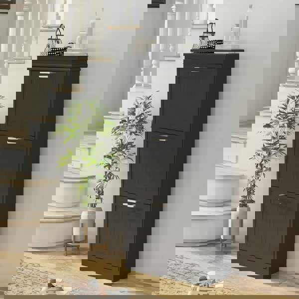 Flip-down Shoe Cabinet