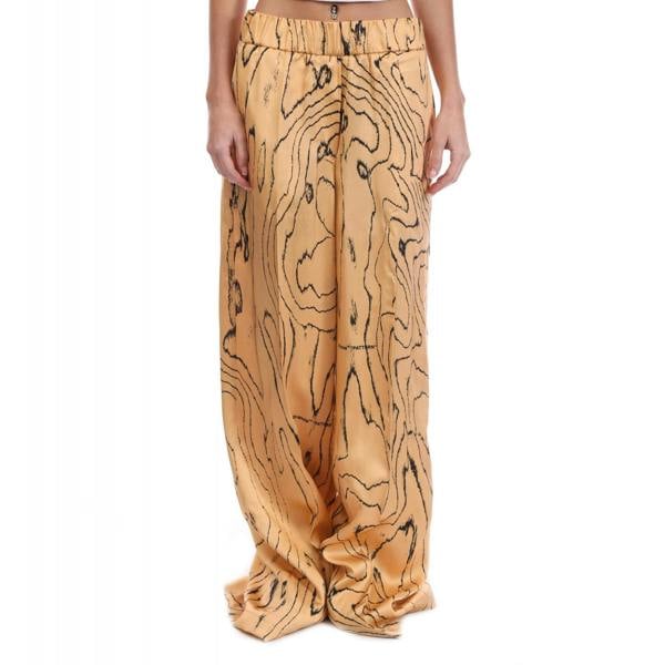 Off-White Off White Womens Optical Pull-On Trousers - Beige