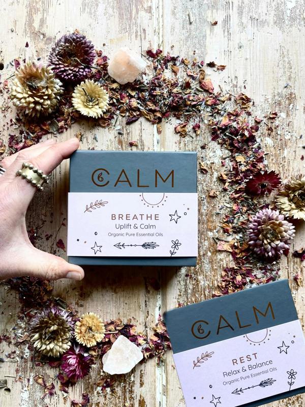 B Calm Breathe and Rest Calm Oil Sets - Stress Relief, Sleep & Hormone Balance