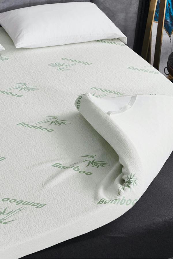 Ezysleep Super Soft Bamboo Memory Foam Mattress Topper