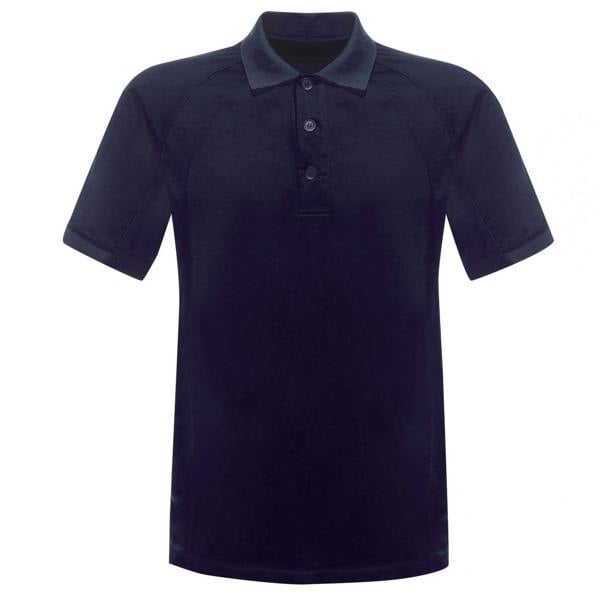 Regatta Hardwear Mens Coolweave Short Sleeve Polo Shirt - Navy