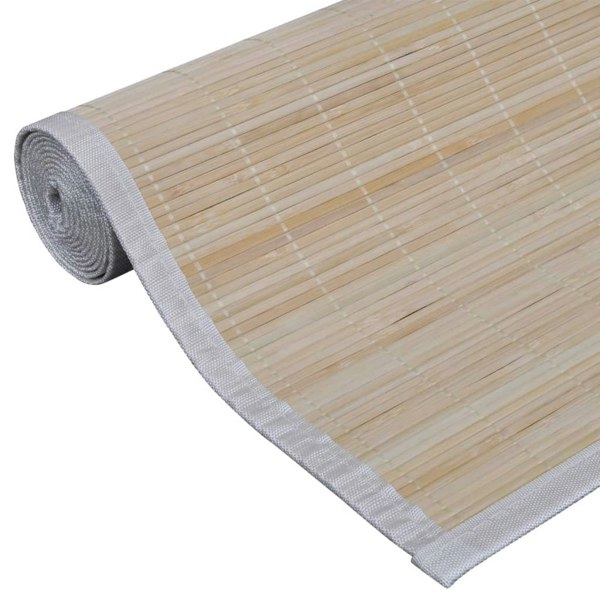 Berkfield Rectangular Natural Bamboo Rugs 4 pcs 120x180 cm