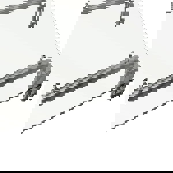 Monstershop Glass Door Canopy & Brackets - 180cm W x 80cm D