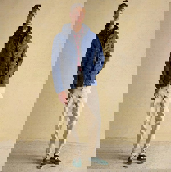 Joules Garrett Blue Showerproof Padded Jacket