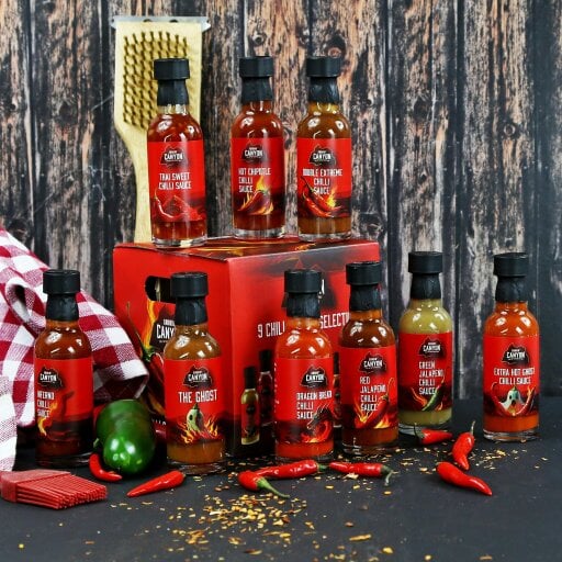 Kimm and Miller 9 Hot Sauce Selection Gift Set