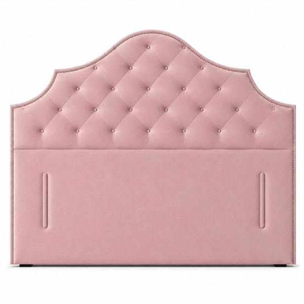 Great British Beds Dundee Headboard - Pink Plush