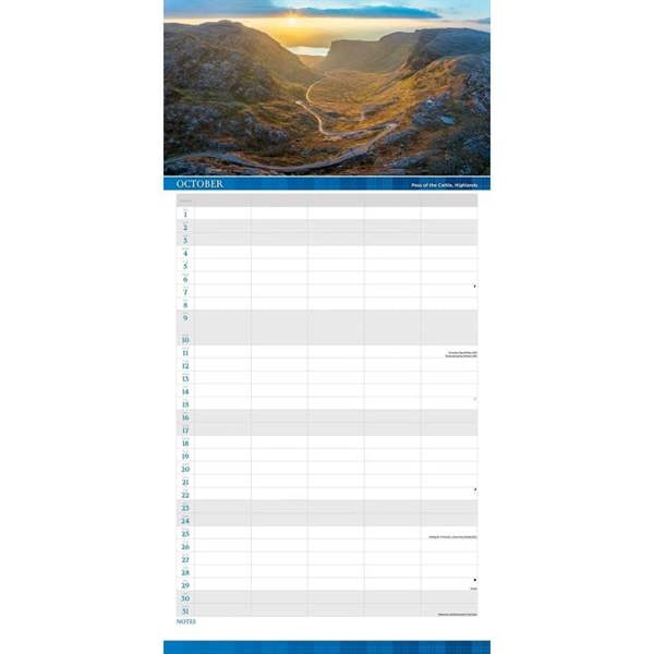 Scotland Family Organiser 2027, Family Planners, Month To View, Travel, Gift