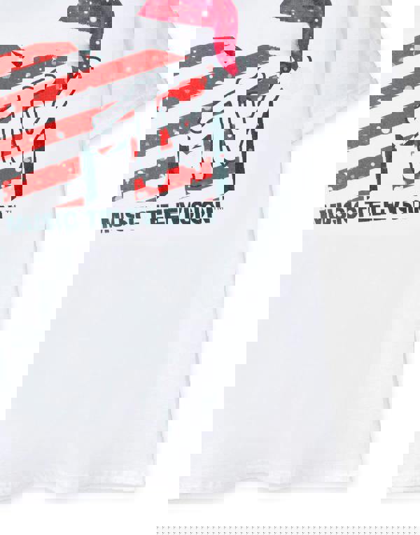 MTV Unisex White Santa Hat Short Sleeved T-Shirt