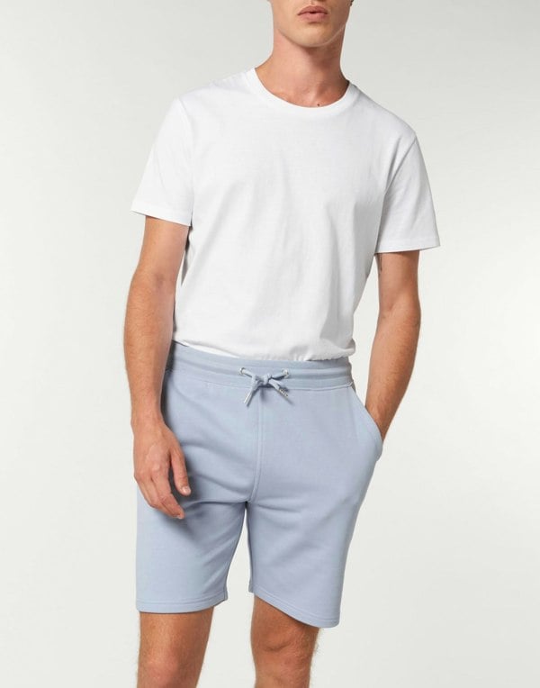 Men's Organic Cotton Relax Shorts – Serene Blue - British Boxers