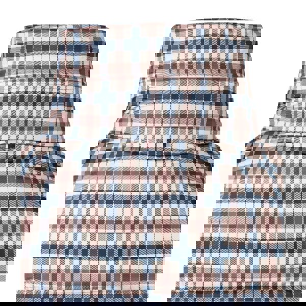 Aquascutum ACTIVE PUFFER JACKET CHECK FW23 JK010 28 Beige Check Jacket Mens S